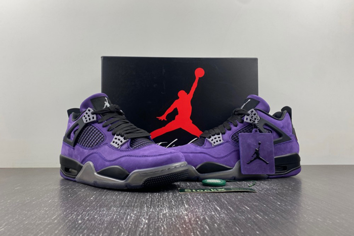 Jordan 4 Retro Travis Scott Purple (Friends and Family)