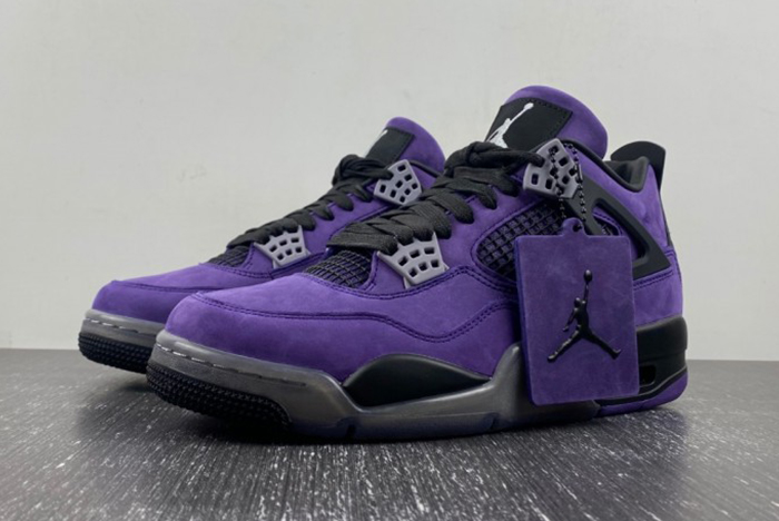 Jordan 4 Retro Travis Scott Purple (Friends and Family)