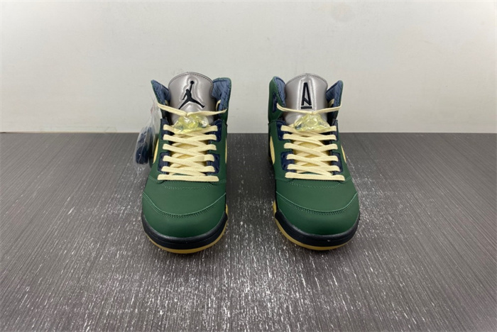 Air Jordan 5 Navy Green