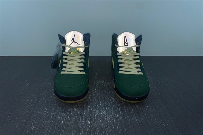 Air Jordan 5 Navy Green