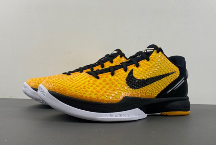 NIKE KOBE 6 PROTRO “LIGHTBULB” BLACK YELLOW  429659-700