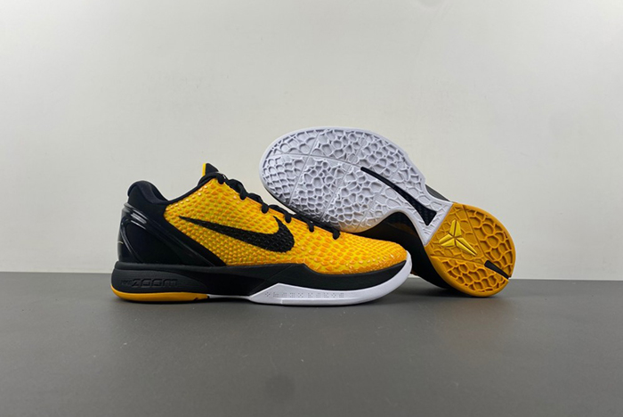 NIKE KOBE 6 PROTRO “LIGHTBULB” BLACK YELLOW  429659-700