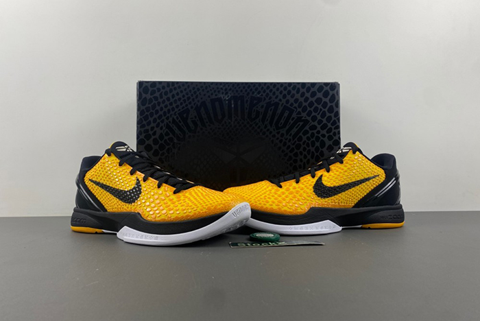 NIKE KOBE 6 PROTRO “LIGHTBULB” BLACK YELLOW  429659-700