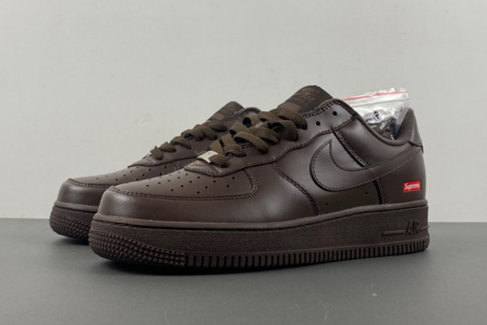 Supreme x Nike Air Force 1 Low Baroque Brown CU9225-200