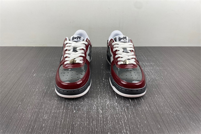 Bape Sta Nostalgic Burgundy Grey