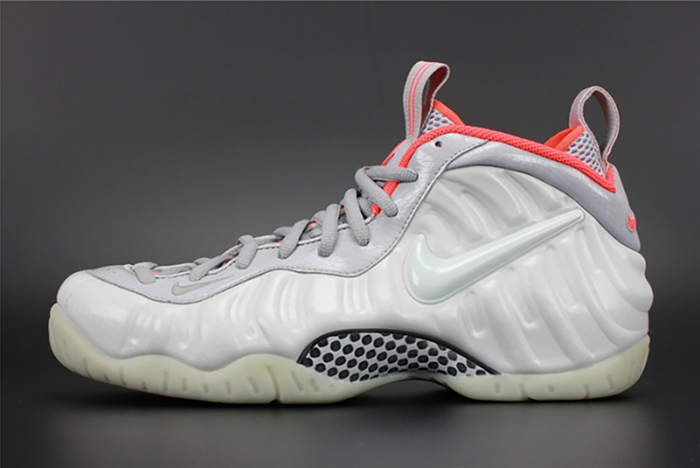 NIKE AIR FOAMPOSITE PRO PRM &quotPURE PLATINUM" mens 616750-003