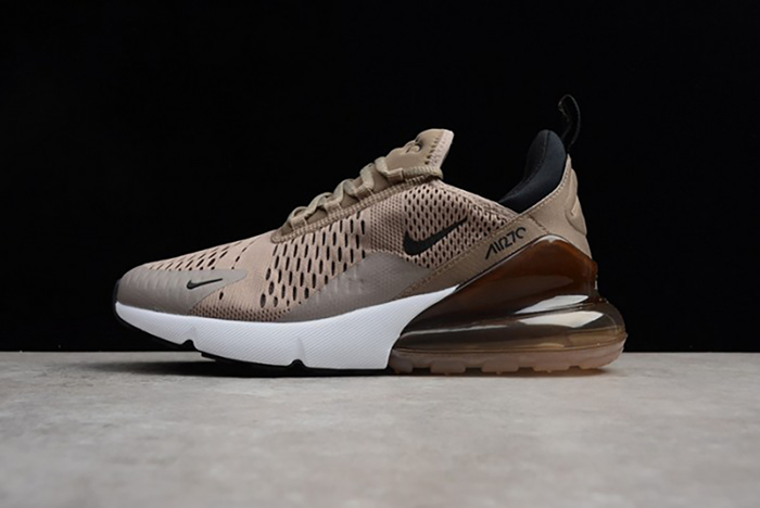 NIKE mens Air Max 270 &quotSepia Stone" Black/ Summit White  AH8050-200