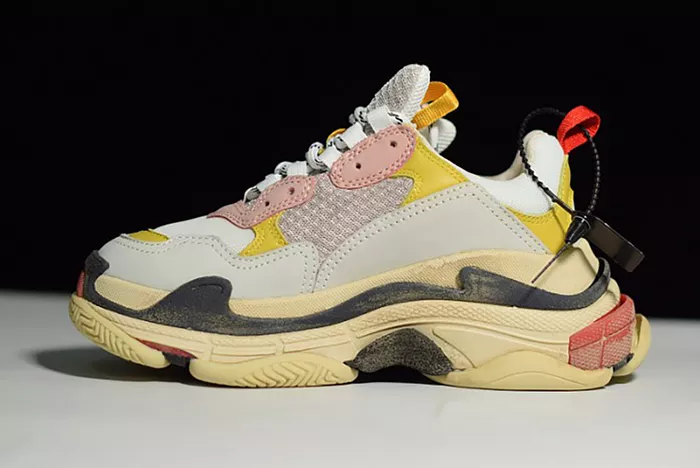 Balenciaga Triple S Cream Yellow Red 490672  w09O5  9035