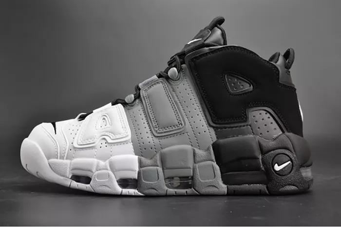 Nike Air More Uptempo "Tri-Color" black-Grey-White mens 921948-002