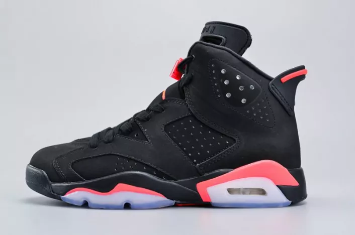 AIR JORDAN 6 RETRO "INFRARED 2014" black mens 384664-023