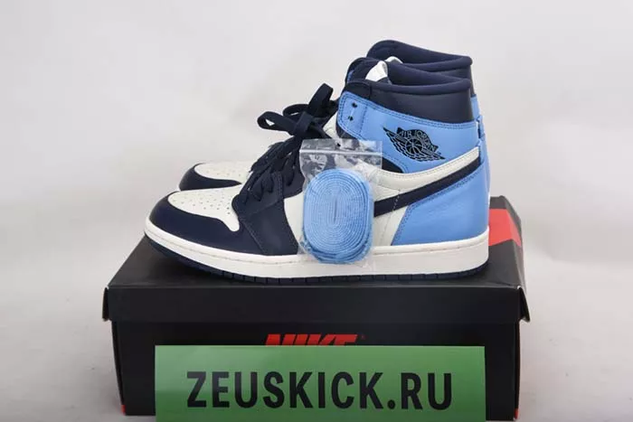 AIR JORDAN 1 OBSIDIAN UNIVERSITY BLUE 555088-140