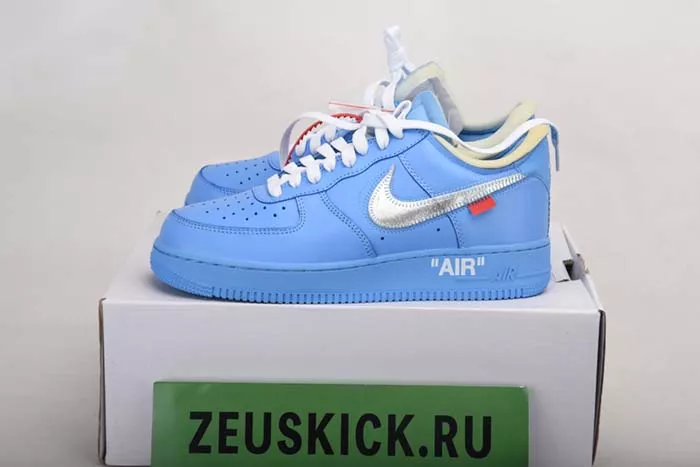 OFF-WHITE NIKE AIR FORCE 1 MCA BLUE CI1173-400