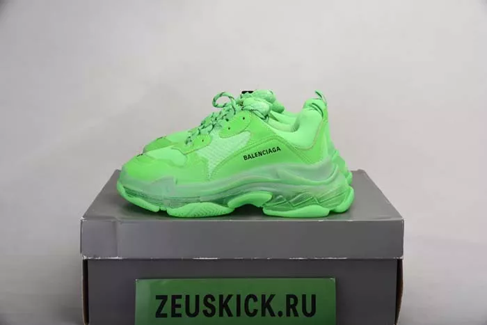 BALENCIAGA TRIPLE S NEON GREEN - 541624 W09OL 3801