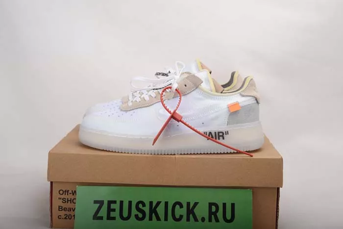 NIKE AIR FORCE 1 LOW OFF-WHITE All White AO4606-100