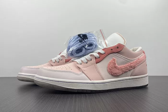 Jordan 1 Low SE Mighty Swooshers Pink DM5443-666