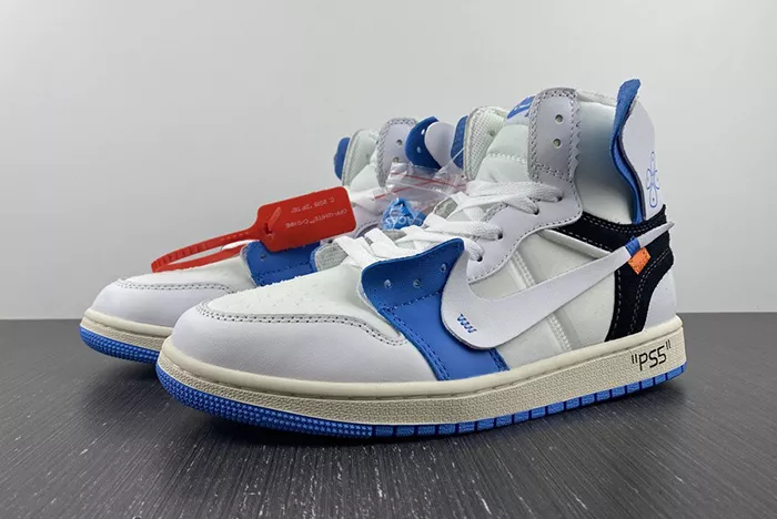 OFF-WHITE x Air Jordan 1 PS5 AQ0818-168