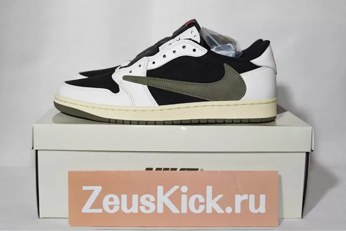 Travis Scott x Air Jordan 1 Low OG Olive DZ4137-106