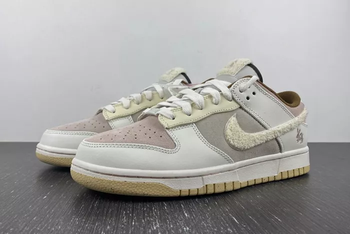 Nike Dunk Low Retro PRM Year of the Rabbit Fossil Stone FD4203-211 X