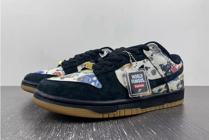 Dunk SB Supreme × Nike Dunk Low Rammellzee FD8778-001