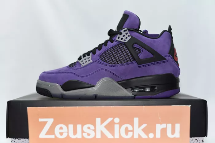 Jordan 4 Retro Travis Scott Purple (Friends and Family)