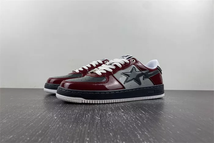 Bape Sta Nostalgic Burgundy Grey